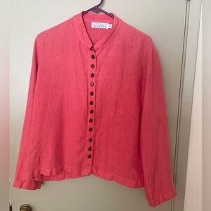Willow size small/m linen blouse/ summer jacket